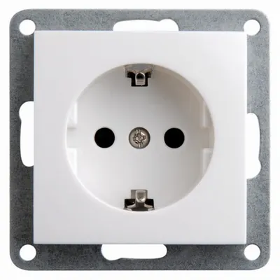 Priza Simpla 2P+E, Spin Top, Alba
