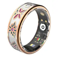 Smart Ring Forever Botanical SR-101 Bth v5.4 BLE 5ATM Auriu roz #6