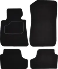 Covorase auto (set, velur, 4 bucati, culoare negru) BMW Seria 3 (E93) intre 2006-2013