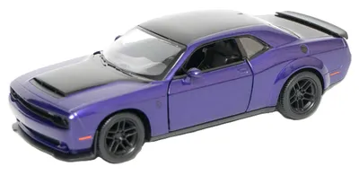 Mașinuță metalică Kinsmart - 2023 Dodge Challenger SRT Demon 170, 1:40, violet