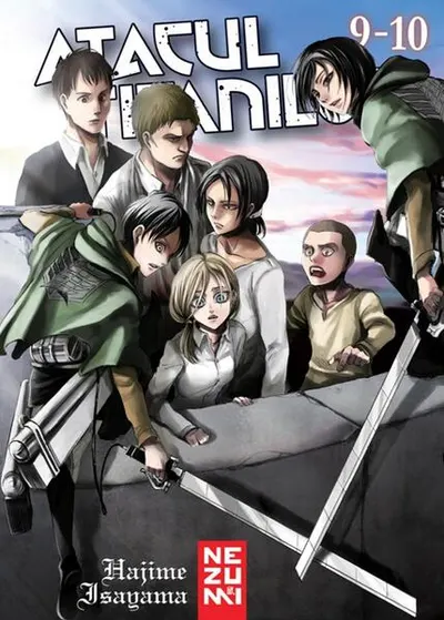 Atacul Titanilor Omnibus 5 (vol. 9+10) - Paperback brosat - Hajime Isayama