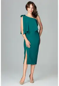 Rochie de zi model 122507 - Verde
