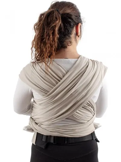 Wrap elastic cu suport lombar bej SeviBebe