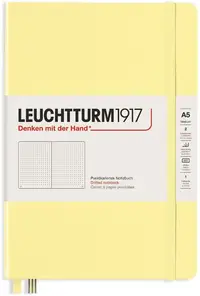 Agenda Leuchtturm1917 - Medium A5, pagini punctate, Vanilla