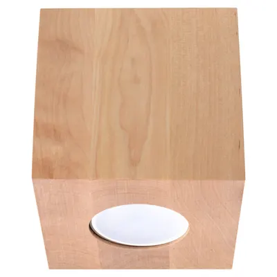 Corp de iluminat pentru tavan QUAD lemn natural