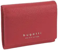 Portofel de piele Bugatti Linda - Continental, roșu