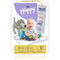BELLA Baby Happy Baby Underpads suport pentru schimbat scutecele de unică folosință 60x60cm 5 buc
