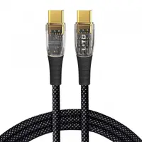 Cablu Date si Incarcare USB-C - USB-C Lito LD01, 60W, 1.2m, Negru