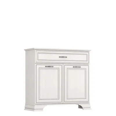 Comoda cu 2 usi, 1 sertar TIFFANY II, crem fineline, 94x37x90 cm
