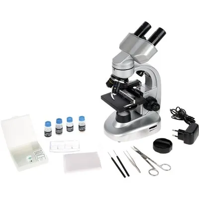 Microscop optic pentru laboratorul de biologie, uz didactic
