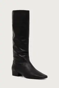 Steve Madden cizme pentru femei din piele Gwyneth