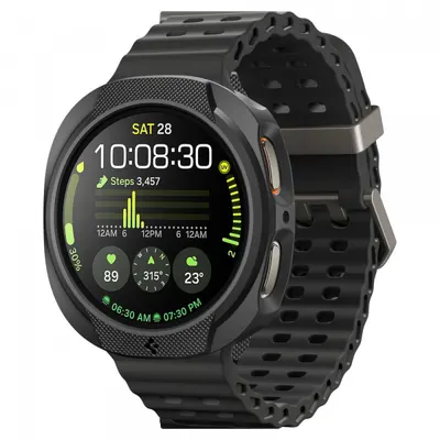 Husa Spigen Liquid Air pentru Samsung Galaxy Watch9 / Watch8 44mm, Neagra Mata ACS09839