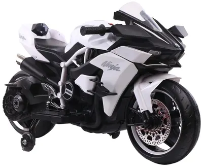 Motocicletă electrică pentru copii Moni - Ninja Duo, alba