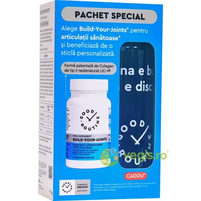 Pachet Build-Your-Joints 30cps vegetale + Sticla Cadou Secom