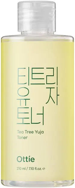 Ottie Tea Tree Yuja Toner facial cu arbore de ceai, 210 ml