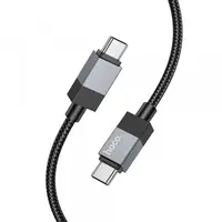Cablu Date si Incarcare USB-C - USB-C HOCO X110, 60W, 1m, Negru