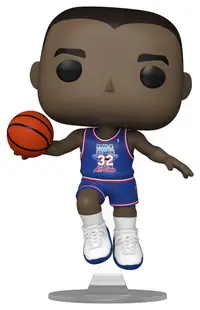 Figurină Funko POP! Basketball: NBA All Stars - Magic Johnson (Blue All Star Uni 1992) #138