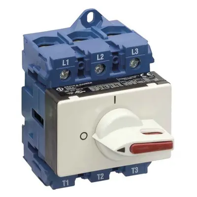Comutator modular 0-1, gri, 3-poli, 32A, 11kW