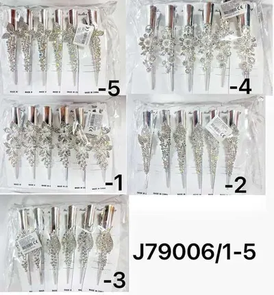 Clame Engros de Păr cu Cristale, model J79006