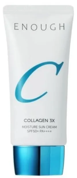 Enough Collagen Cremă de protecție solară pentru față 3X Moisture, SPF50+, 50 g