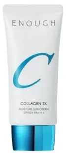 Enough Collagen Cremă de protecție solară pentru față 3X Moisture, SPF50+, 50 g