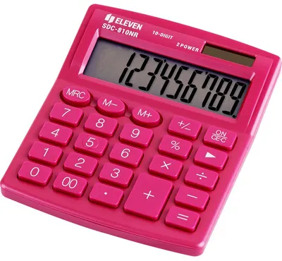 Calculator Eleven - SDC-810NRPKE, 10 cifre, roz