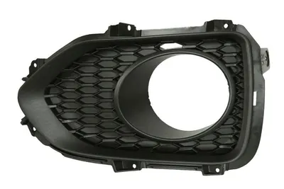 Grila bara fata Dreapta cu locas proiector, plastic, negru potrivit KIA SORENTO I, SORENTO II 2002-2015 2012-2014
