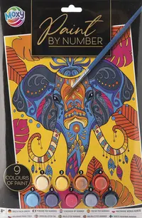 Kit de vopsea după număr Moxy - Elefant