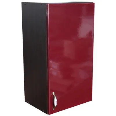 Corp superior 40 cu 1 usa Zebra MDF rosu simplu