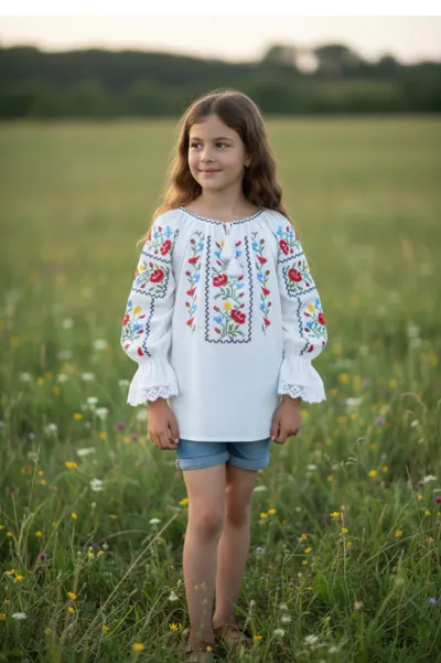 Ie traditionala fetite Rosalinda 4