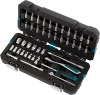 Set de unelte Gross - 42 piese, clichet cu 120 de dinți, oțel CrV