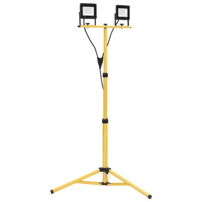 Gossi proiector cu led si trepied, 2x30 w, alb rece