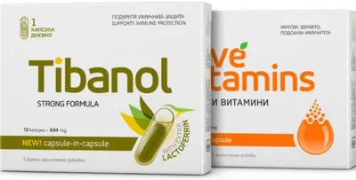 Set Sănătate Live Vitamins + Tibanol, 30 + 10 capsule, Vitaslim Innove