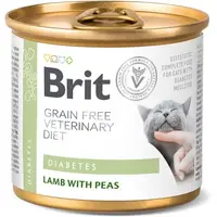 Brit Grain Free Veterinary Diets Cat Diabetes, 200 g