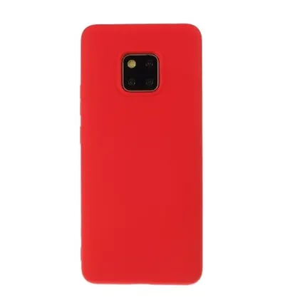 Husa originala X-Level Thin Membrane, silicon, Compatibila cu Huawei Mate 20, rosie Engros