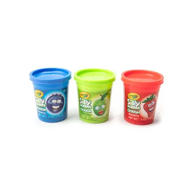 Set 3 borcanase plastilina parfumata - Silly Scent