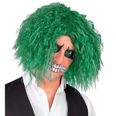 Peruca joker verde