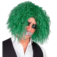 Peruca joker verde