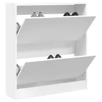 Gossi pantofar, alb, 80x21x87,5 cm, lemn compozit