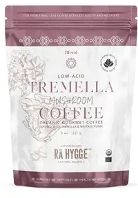 Cafea gourmet Arabica cu Tremella și Maitake, boabe, 227 g, Ra Hygge