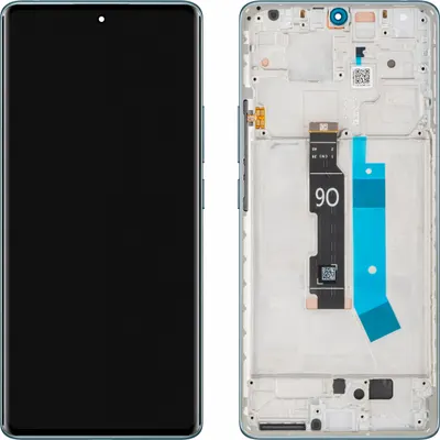 Display cu Touchscreen Xiaomi Redmi Note 14 Pro 4G, cu Rama, Albastru (Ocean Blue), Service Pack 560001000O600