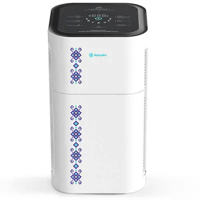 Resigilat - Purificator aer AlecoAir P80 TRADITIO, Filtru TRUE HEPA si Carbon, UV-C, WiFi, Multisenzor PM1, PM2.5, PM10, CO2