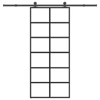 Gossi usa glisanta cu set feronerie, 90x205 cm, sticla esg/aluminiu