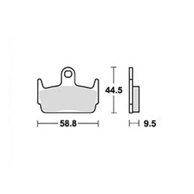 Placute frana TRW Lucas MCB686