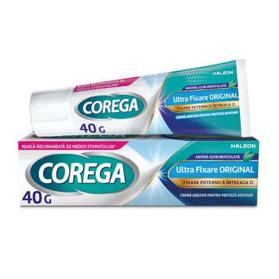 Crema adeziva pentru proteza Original Ultra fixare Corega, 40g, Haleon