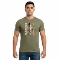 Tricou Fearless Warrior olive Pentagon - S