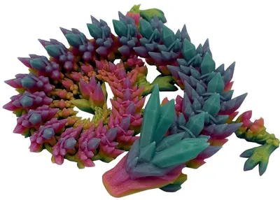 3D Print 3D Morph Lab - Dragon, cristal, gradient, curcubeu, luminescent