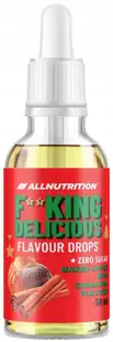 Fitking Delicious Flavour Drops, măr și scorțișoară, 50 ml, AllNutrition