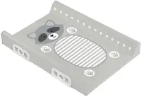 Saltea de infasat cu sistem de siguranta Sensillo - Animals Raccoon, 70 cm, Grey