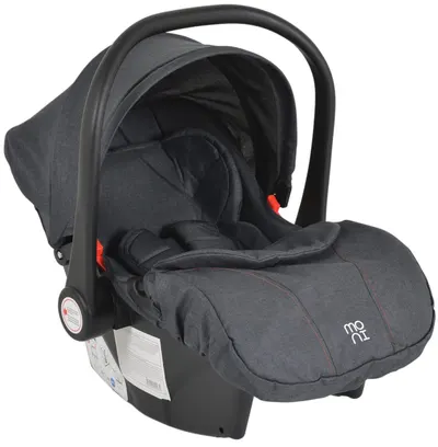 Scoica auto Moni - Trio, I-Size, 40-87 cm, neagră